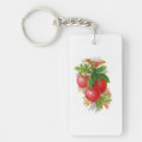 Search for food rectangular key rings Cherry
