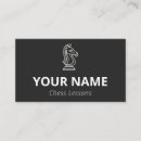 Search for chess club business cards Player
