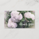 Search for bush business cards Hydrangea