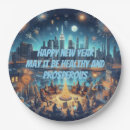 Search for new year paper plates Celebration