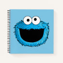 Search for cookie monster sesame street notebooks Grover