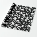 Search for skull and crossbones wrapping paper Halloween