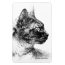 Search for cat profile magnets White