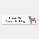 Search for french bulldog bumper stickers Animal