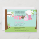 Search for clothesline baby girl shower invitations Teddy bear