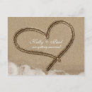 Search for hearts sand save the dates Summer