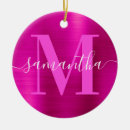 Search for fuchsia christmas tree decorations Girly