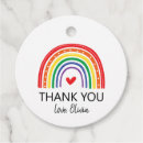 Search for thank you birthday tags Rainbow