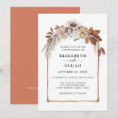 Search for floral arch wedding invitations Terracotta