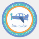 Search for aeroplane birthday stickers Thank you