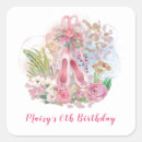 Search for girls 6th birthday stickers Pink