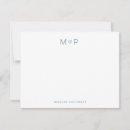 Search for couples monogram note cards Minimalist