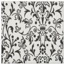Search for black and white damask fabric Vintage