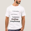 Search for italian greyhound tshirts Iggy