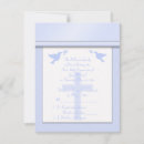 Search for doves 4x5 invitations Blue