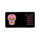 Search for dia de los muertos return address labels Mexican