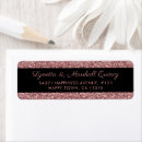 Search for bling return address labels Black