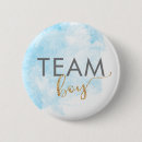 Search for team boy badges Gender reveal party