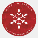 Search for red with white snowflakes stickers Modern