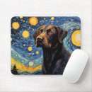 Search for starry night mouse mats cute