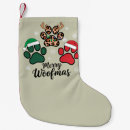 Search for dog lover christmas stockings Santa