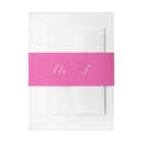 Search for wedding invitation belly bands Solid colour