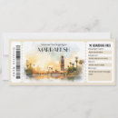 Search for plane ticket invitations Surprise trip ticket