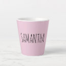 Search for beverage mugs Typography