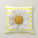 Search for yellow and white striped cushions Horizontal stripes
