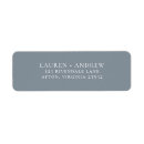 Search for grey return address labels Minimalist