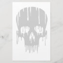 Search for skull stationery paper Horror