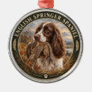 Search for hunting dog christmas tree decorations English springer spaniel
