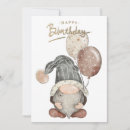 Search for gnome birthday cards Watercolor
