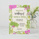 Search for destination wedding reception invitations Tropical