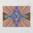 Search for psychedelic horizontal postcards Red