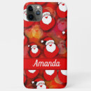Search for happy santa iphone cases Red