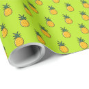 Search for hawaiian luau wrapping paper Pineapple