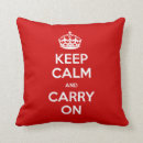 Search for keep calm cushions Red