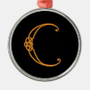 Search for letter c christmas tree decorations Red