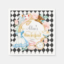 Search for alice in wonderland napkins Mad hatter