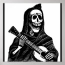 Search for skull guitar art Skeleton