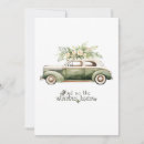 Search for vintage car wedding invitations Retro