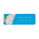Search for white butterflies return address labels Botanical