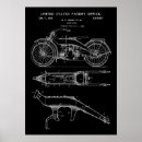 Search for vintage motorcycle posters Drawing