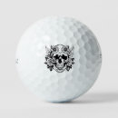 Search for floral golf balls Skull