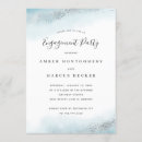 Search for blue and silver engagement party invitations Elegant