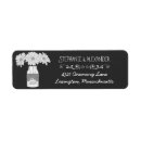 Search for wedding mason jar return address labels Typography