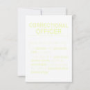 Search for corrections cards Correctional