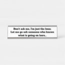 Search for funny sayings name plates Black and white
