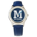 Search for blue watches Blue and white